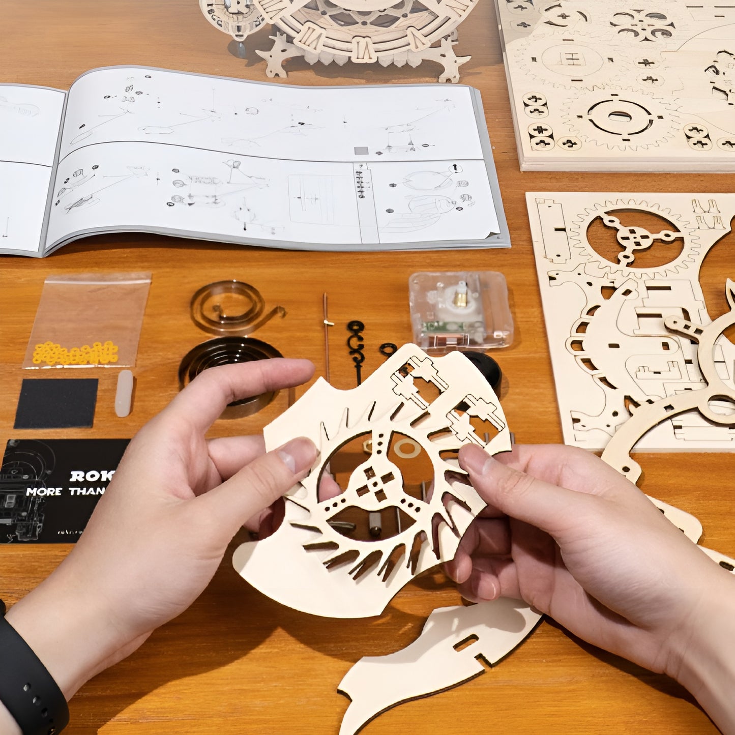 3D Wooden Owl Clock Puzzle