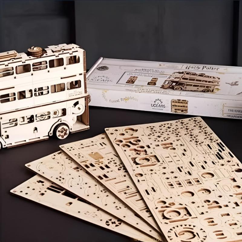 Harry Potter Knight Bus 3D Wooden Puzzle