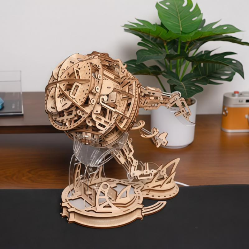 Aurora Jellyfish Music Box 3D Wooden Puzzle