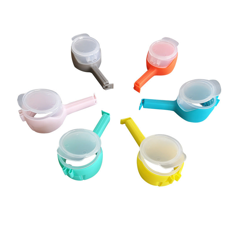 Food Storage Sealing Clips with Pour Spouts (4 Pcs)