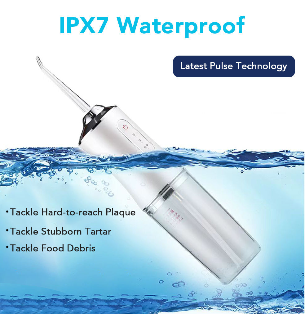 Portable Tooth Water Flosser 220ML Hygiene Cleaning Machine