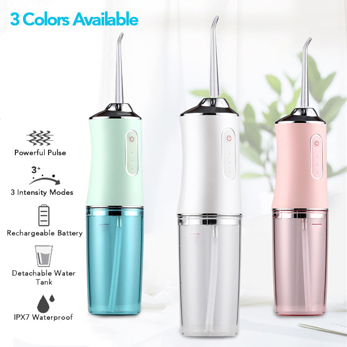 Portable Tooth Water Flosser 220ML Hygiene Cleaning Machine