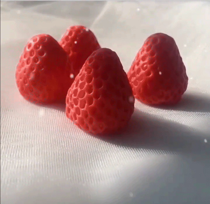 Strawberry Shaped Scented Candle