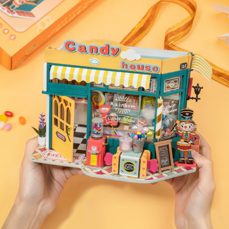 Candy House 3D Wooden Puzzle