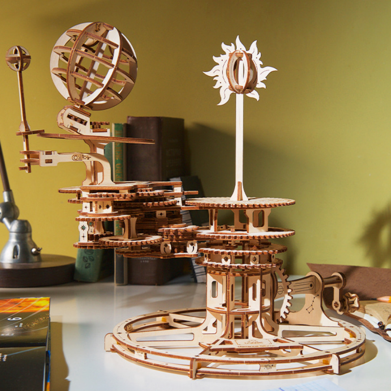 Solar & Lunar Eclipse Simulator 3D Wooden Puzzle