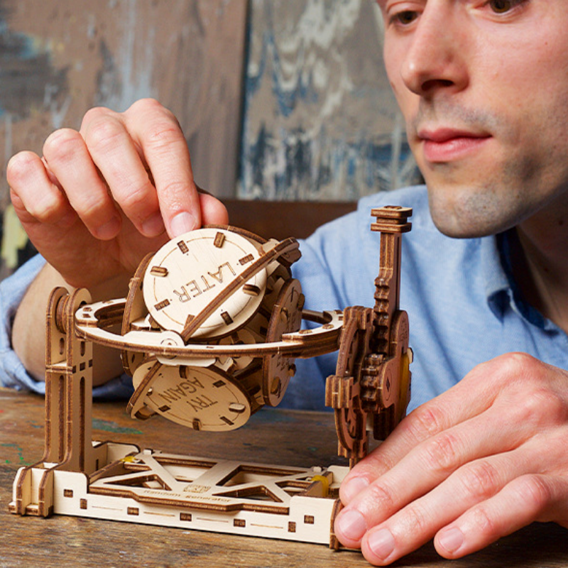 Random Number Generator Model 3D Wooden Puzzle