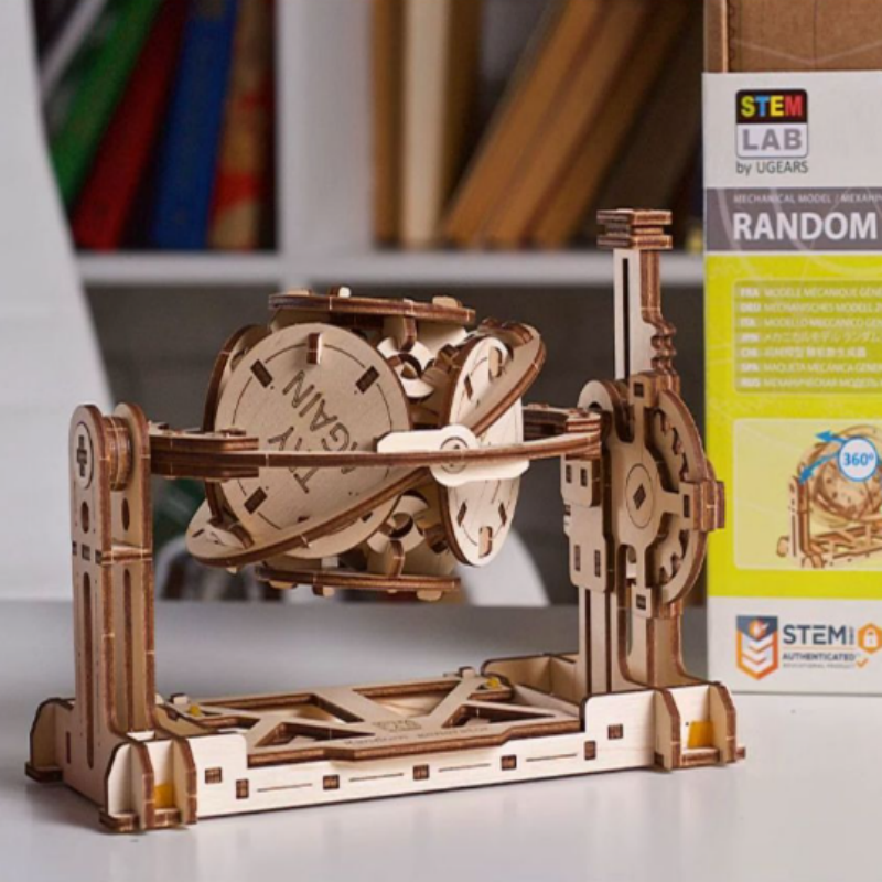 Random Number Generator Model 3D Wooden Puzzle