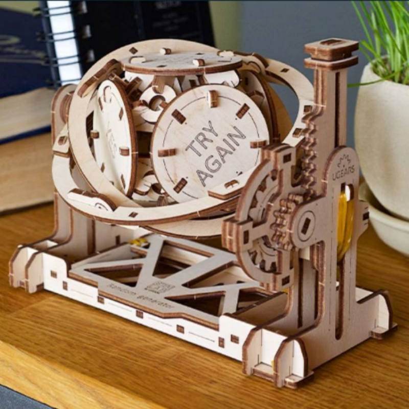 Random Number Generator Model 3D Wooden Puzzle