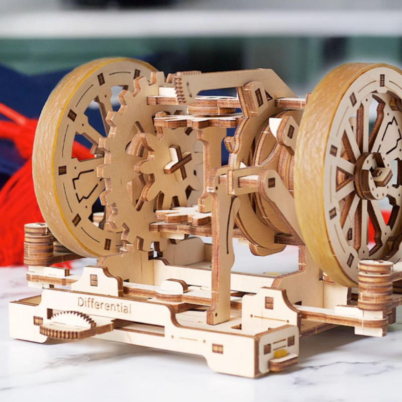 Differential Mechanism 3D Wooden Puzzle