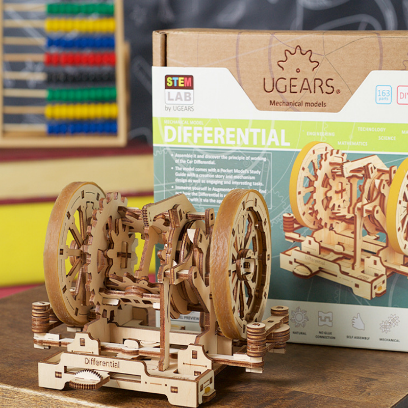 Differential Mechanism 3D Wooden Puzzle