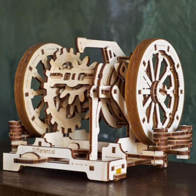 Differential Mechanism 3D Wooden Puzzle