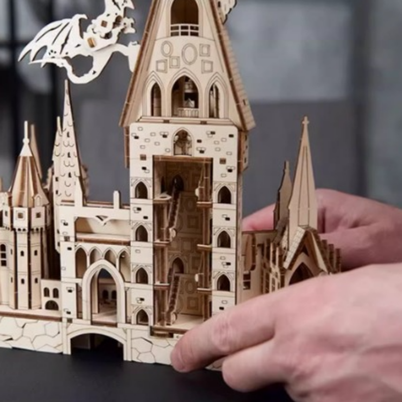 Hogwarts Magical School 3D Wooden Puzzle