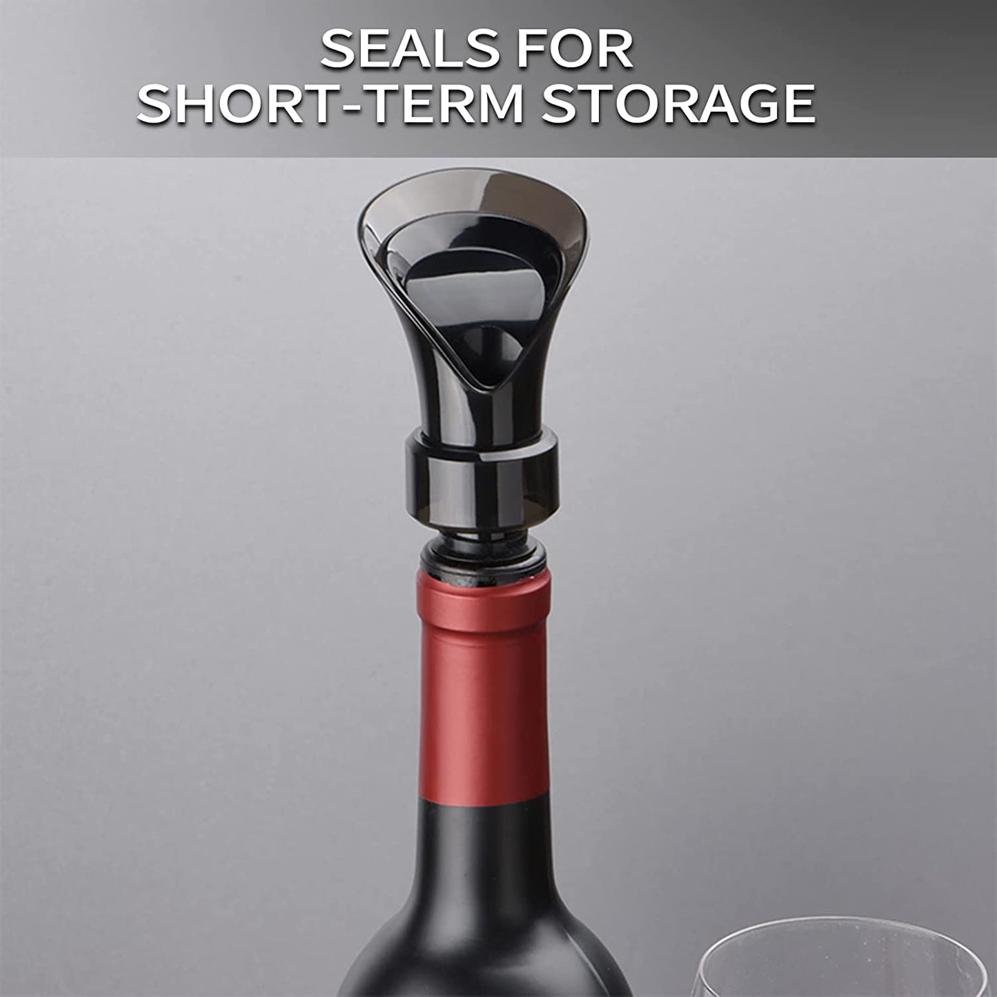 Flower Shaped 2 in 1 Wine Pourer Stoppers