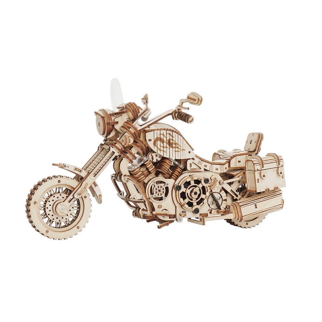 Cruiser Motorcycle LK504 3D Wooden Puzzle