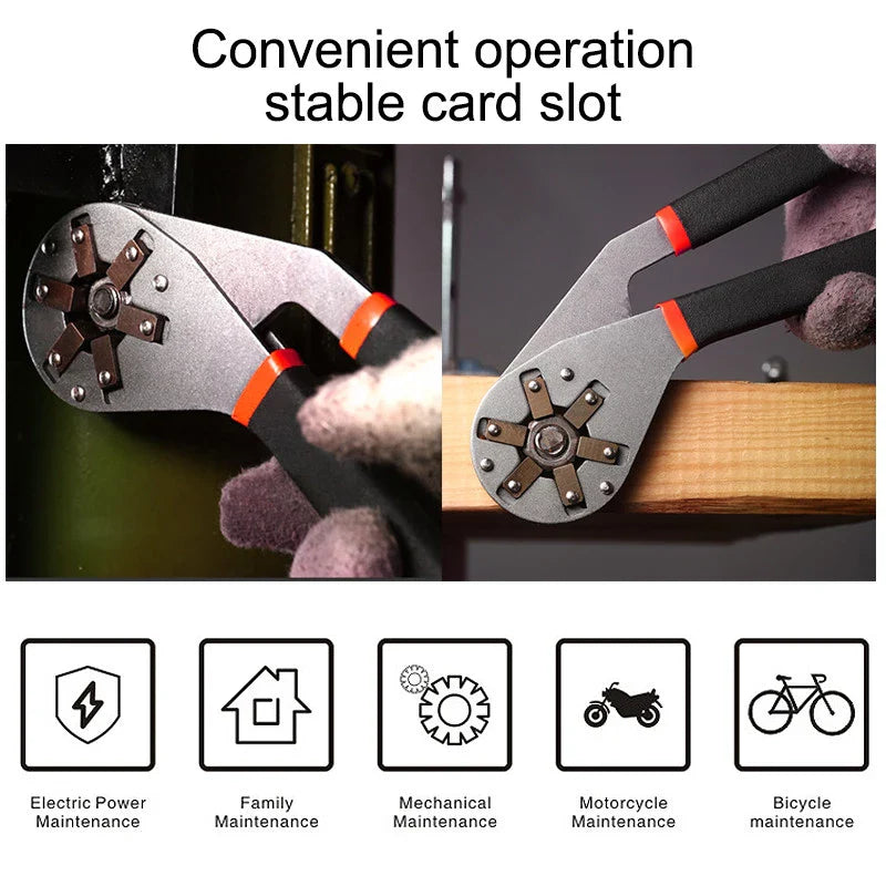 Hexagonal Magic Multi-Function Torsion Adjustable Wrench