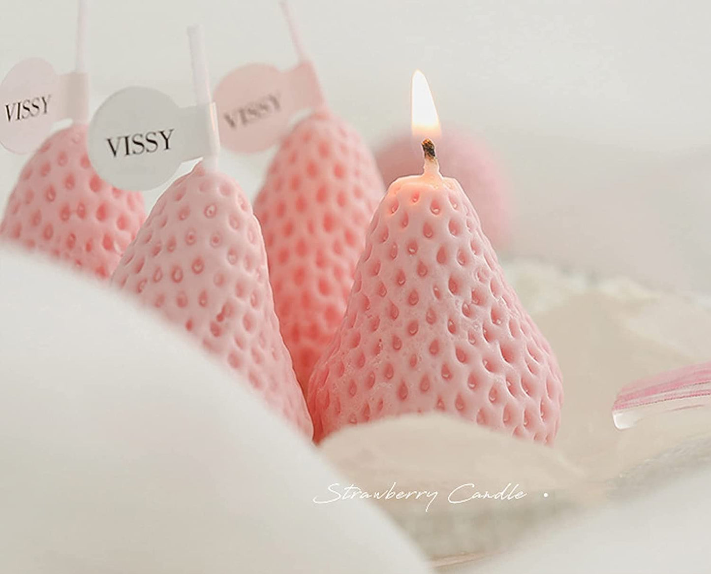 Strawberry Shaped Scented Candle