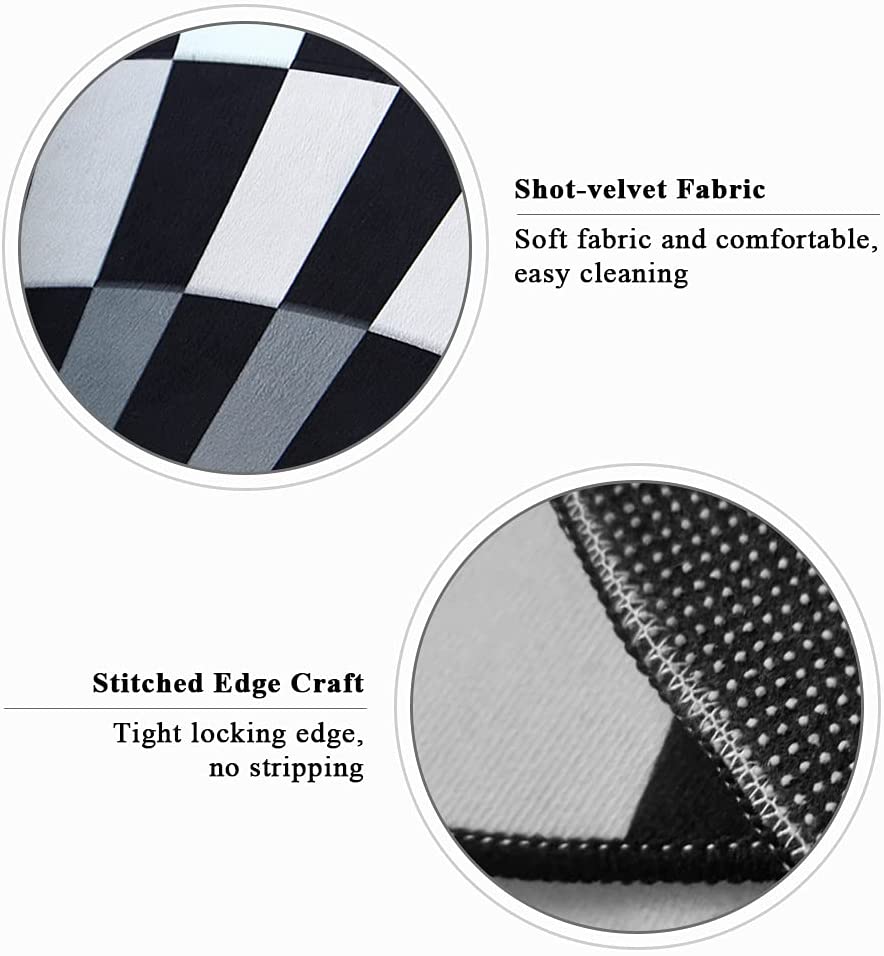 3D Optical Vortex Illusion Rug