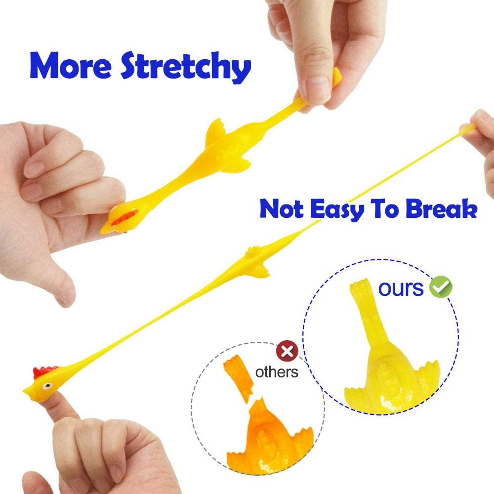 Rubber Band Chicken Prank Toy