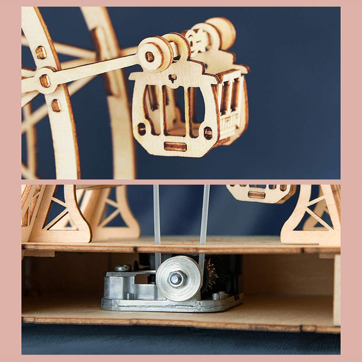 Ferris Wheel 3D Wooden Puzzle Music Box