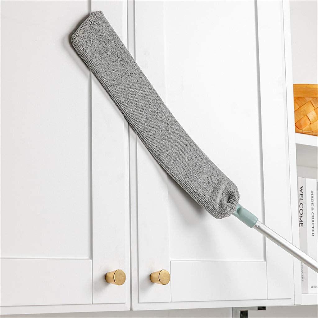 Telescopic Dust Collector Microfiber Cleaning Brush with 2 Cloth Cover
