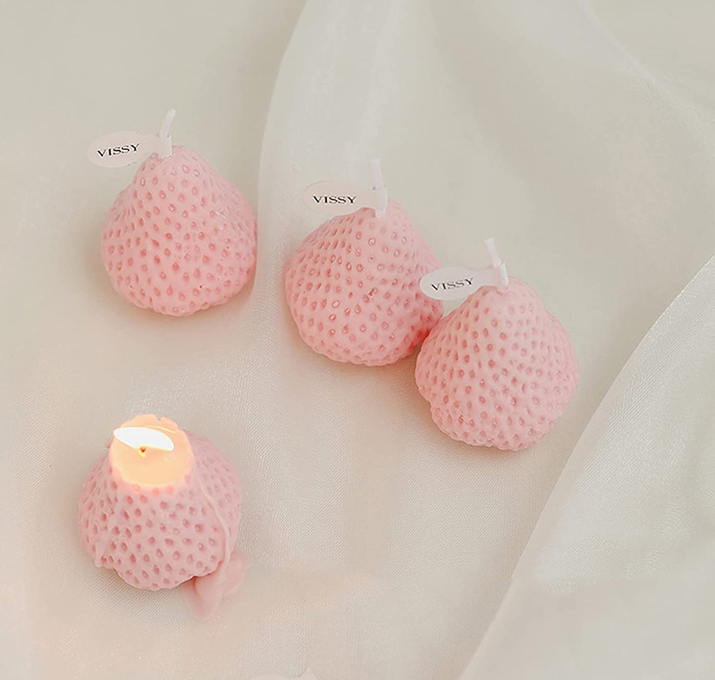 Strawberry Shaped Scented Candle