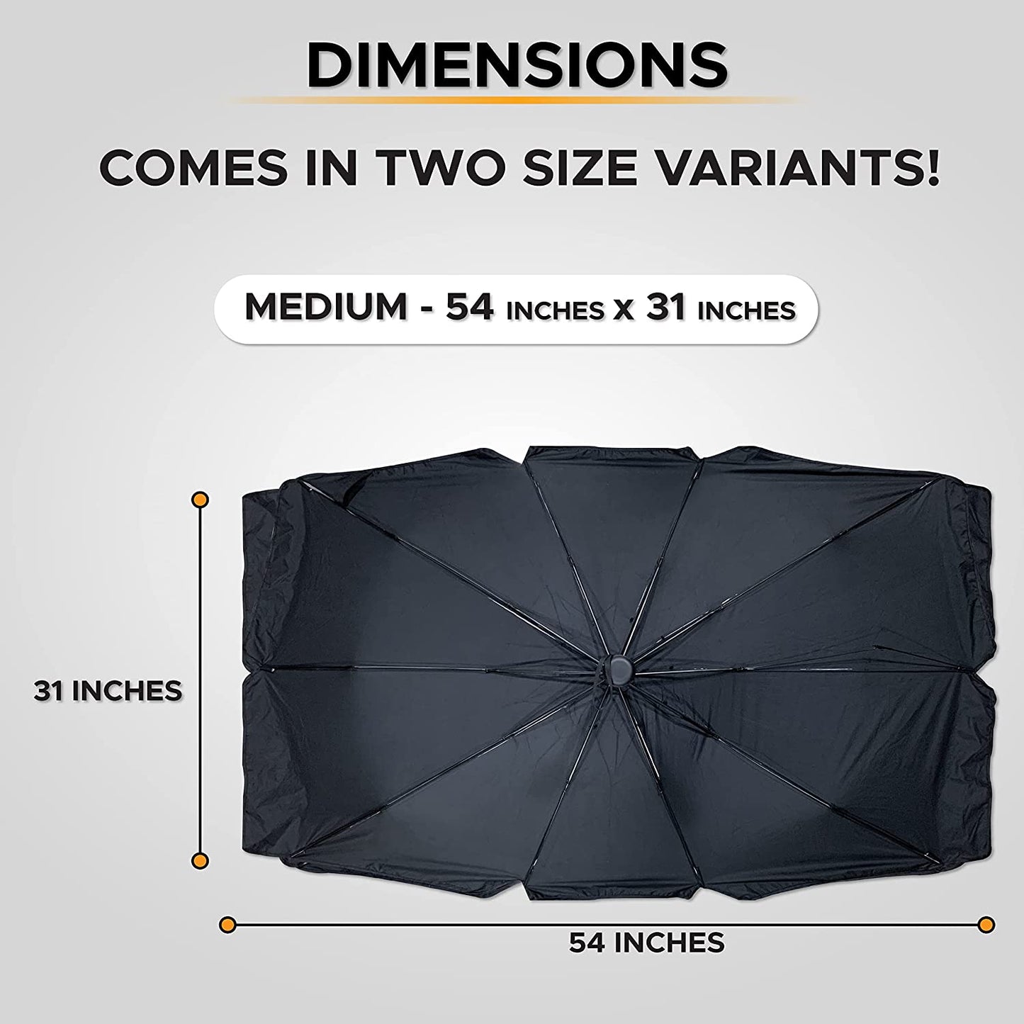 Umbrella Sunshade for Car Blocks UV Rays