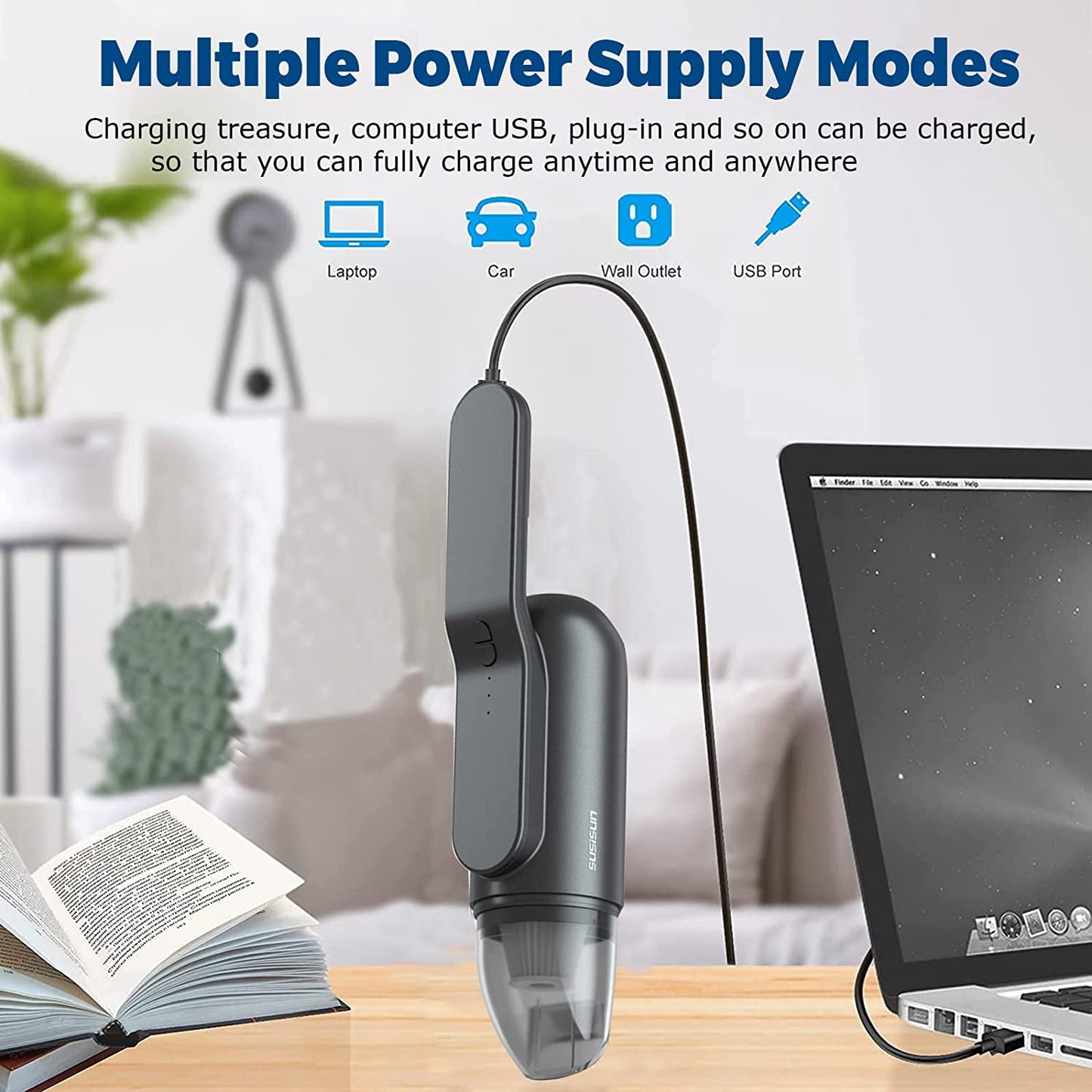 Powerful Cordless Handheld Vacuum Cleaner