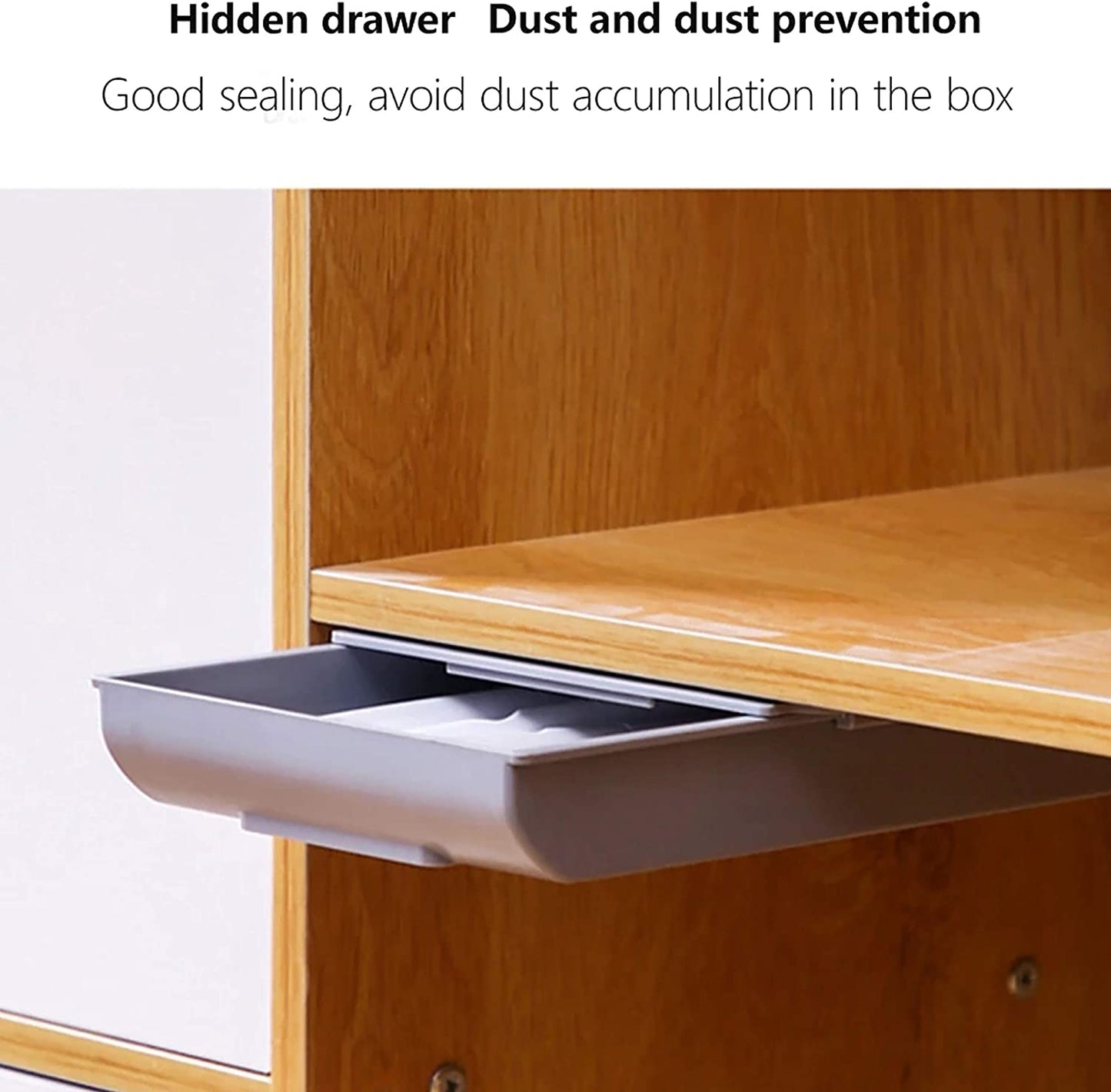 Self Adhesive Under Desk Drawer Organizer (Set of 2)