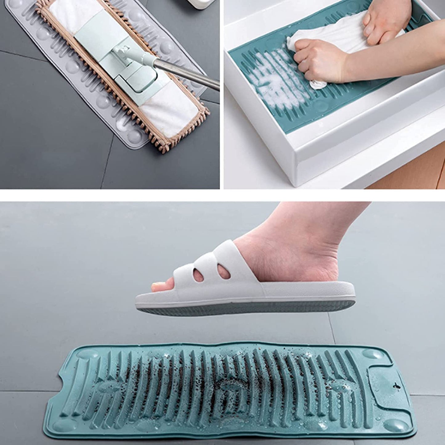 Multifunctional Folding Washboard With Suction Cups