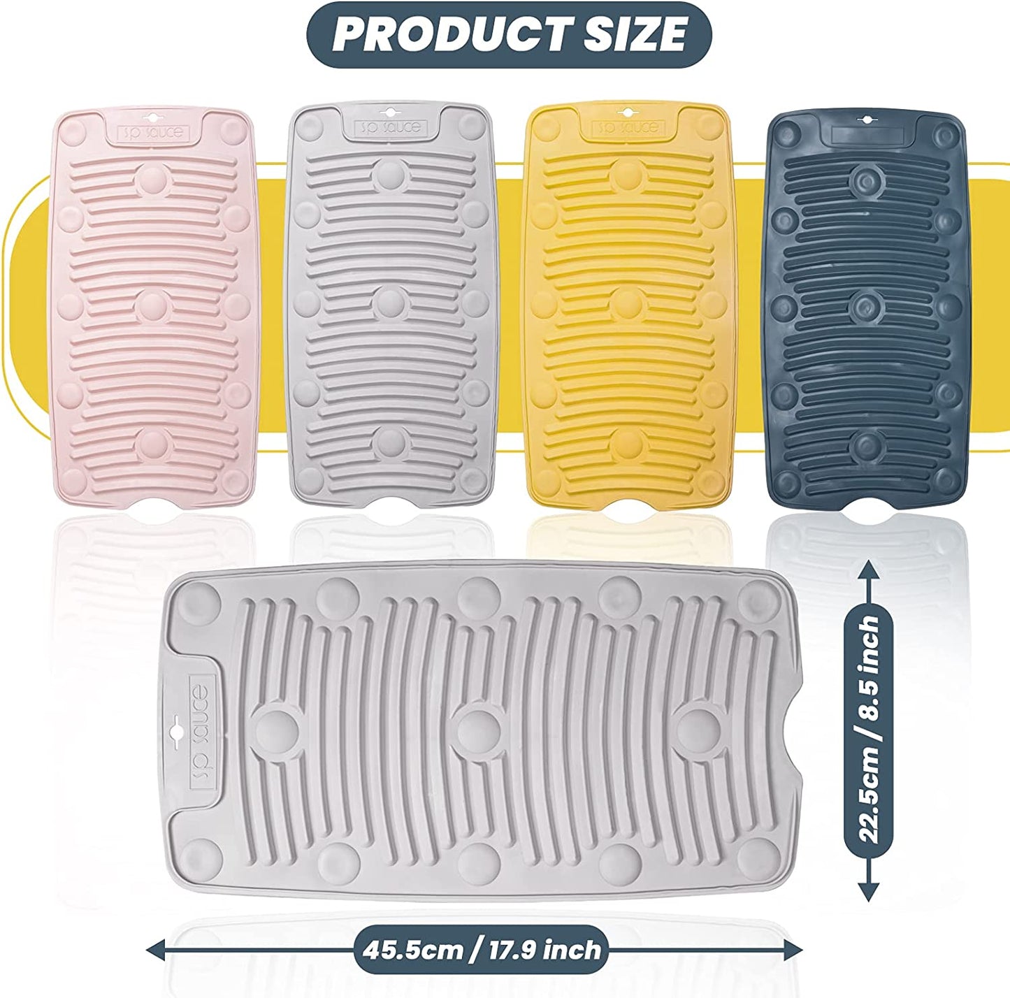 Multifunctional Folding Washboard With Suction Cups