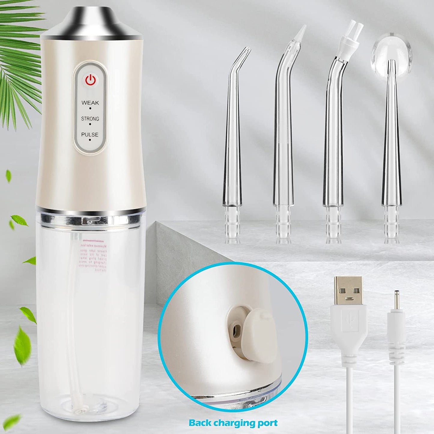 Portable Tooth Water Flosser 220ML Hygiene Cleaning Machine