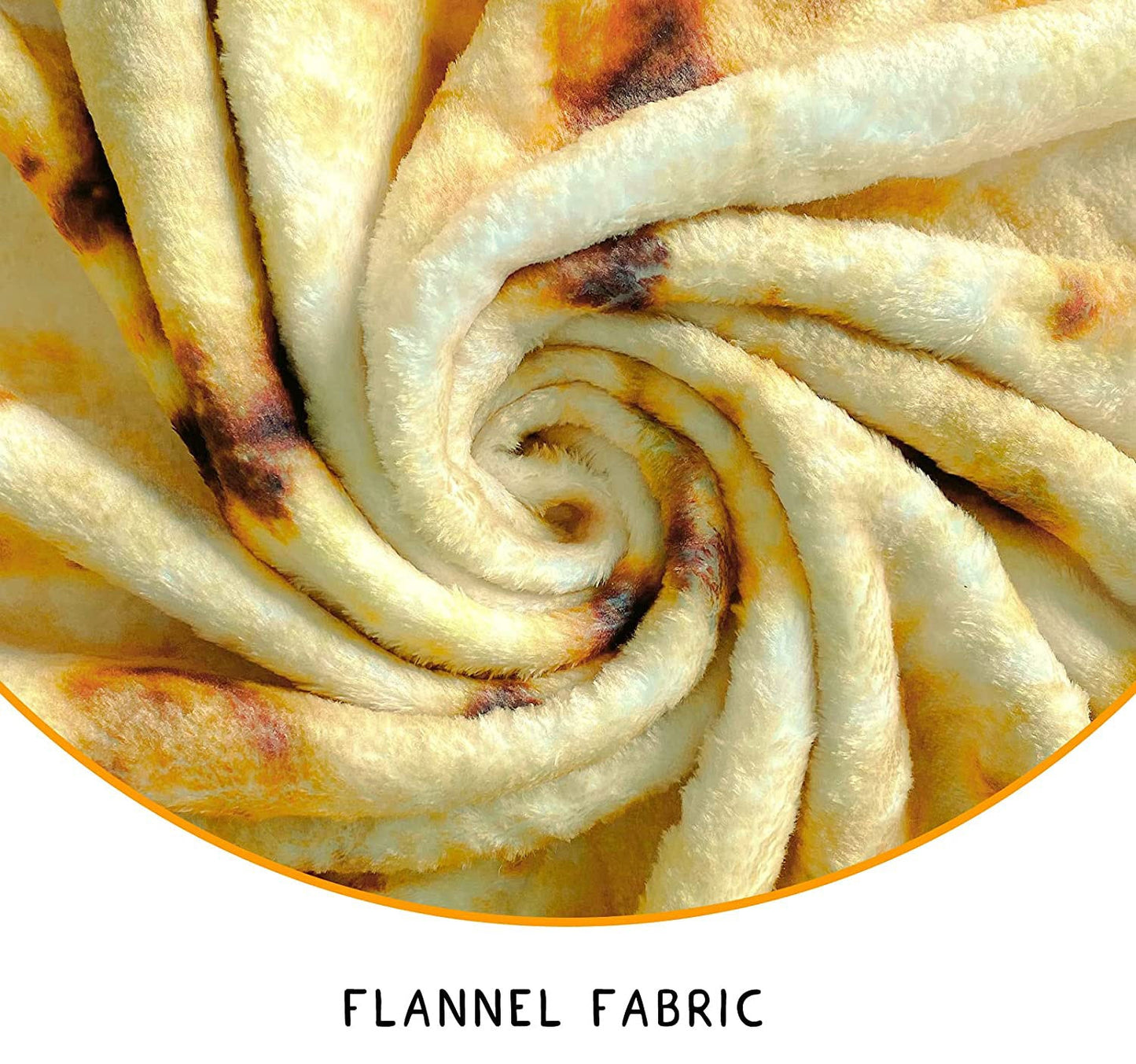 Double Sided Giant Flour Tortilla Throw Blanket