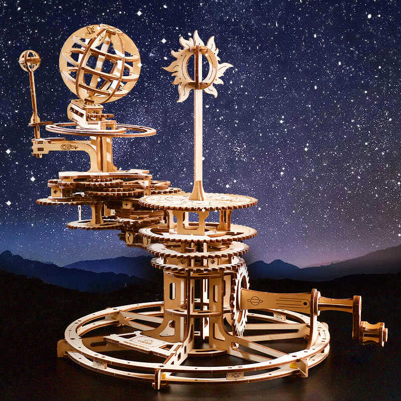 Solar & Lunar Eclipse Simulator 3D Wooden Puzzle