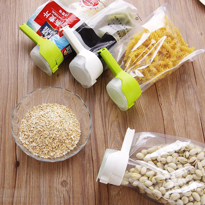Food Storage Sealing Clips with Pour Spouts (4 Pcs)