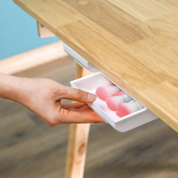 Self Adhesive Under Desk Drawer Organizer (Set of 2)