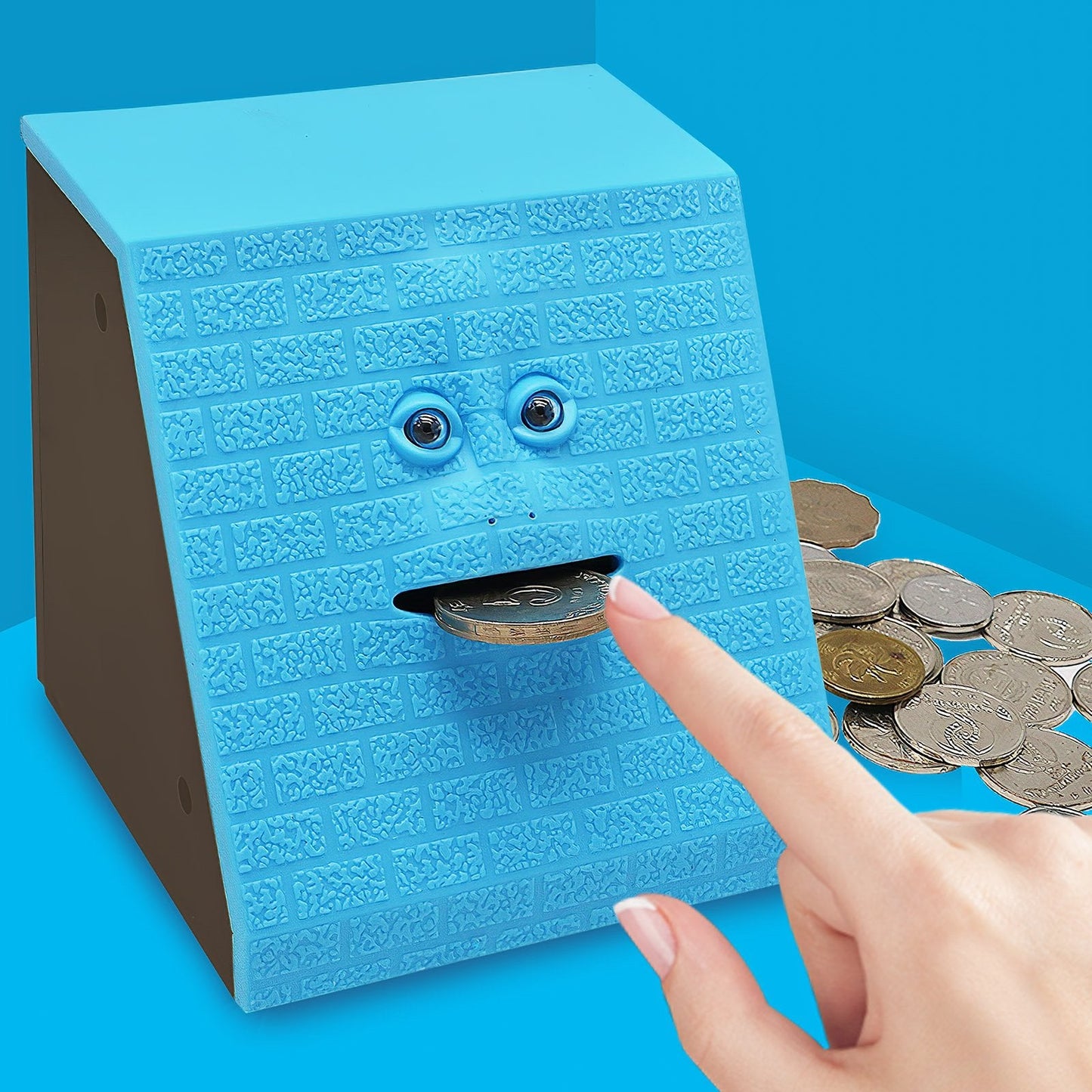 Creepy Coin Devouring Face Bank