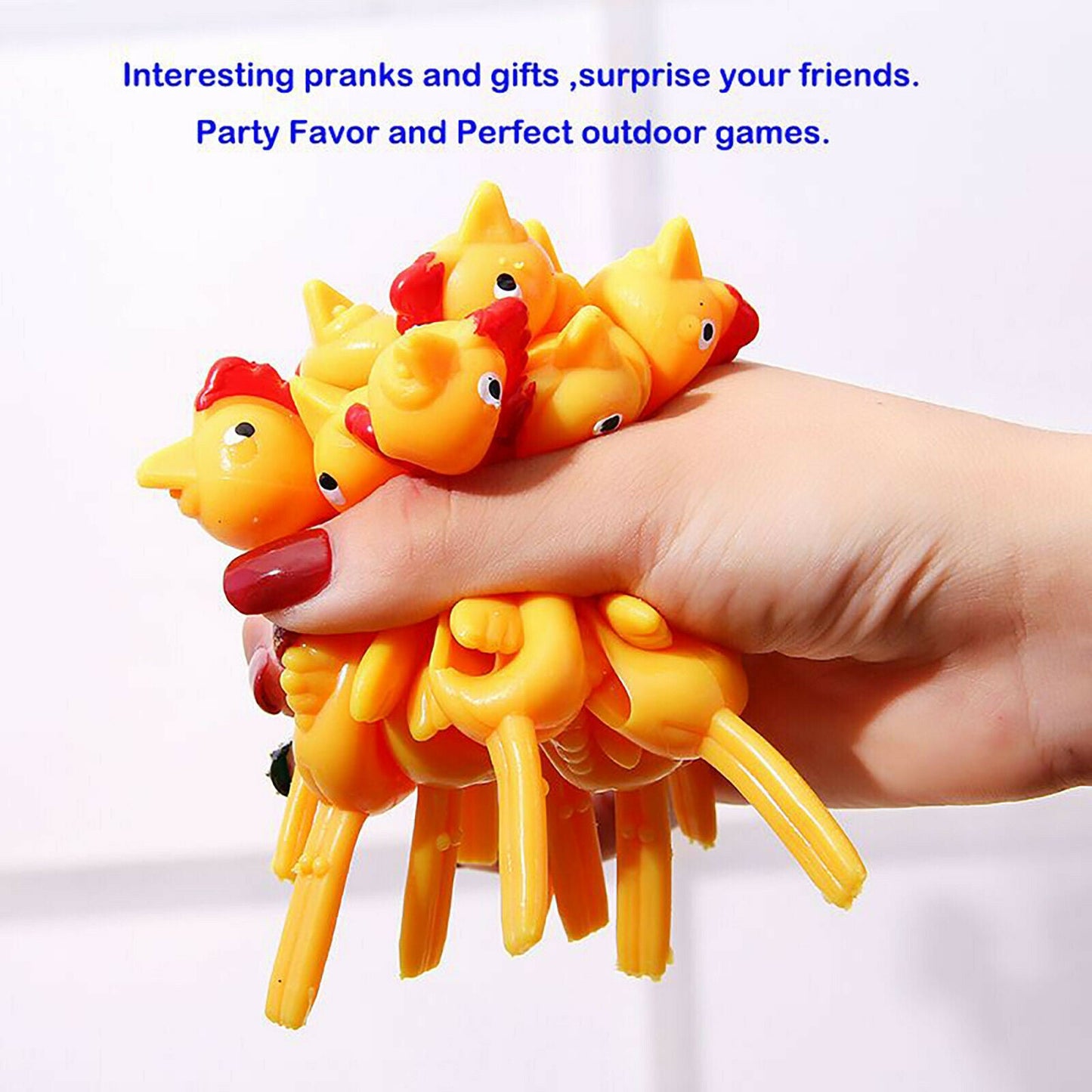 Rubber Band Chicken Prank Toy