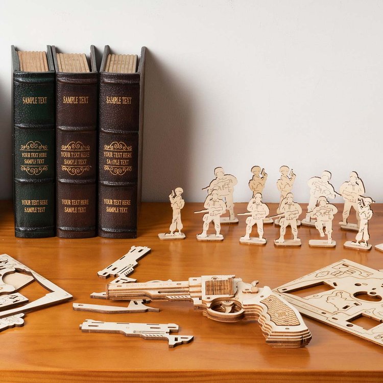 Corsac M60 Gun Toy 3D Wooden Puzzle