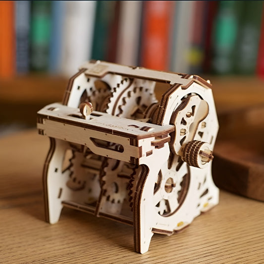 Gearbox Mechanical Model 3D Wooden Puzzle