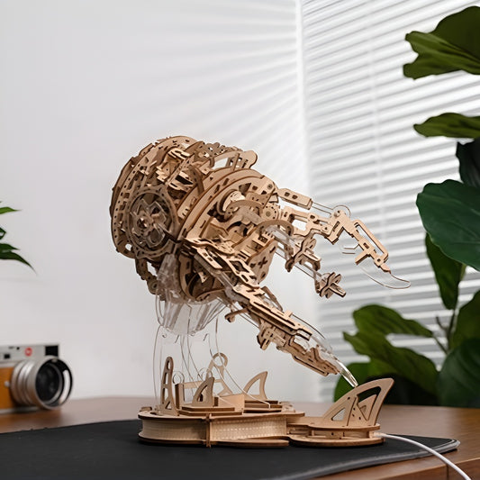 Aurora Jellyfish Music Box 3D Wooden Puzzle