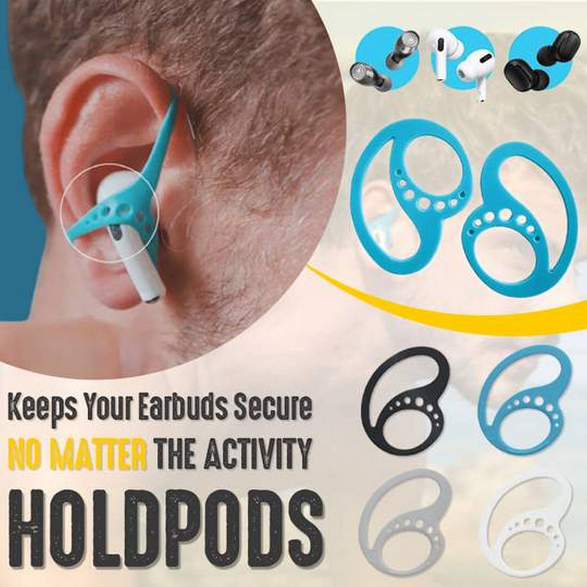 Anti-Drop Earphone Holder(2 Pairs)