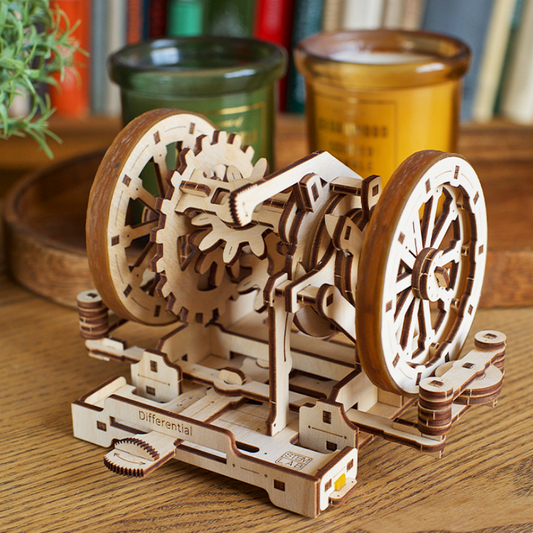 Differential Mechanism 3D Wooden Puzzle