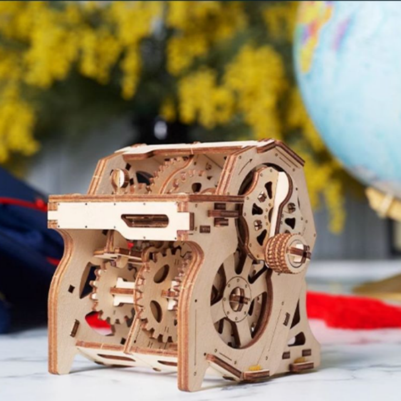 Gearbox Mechanical Model 3D Wooden Puzzle