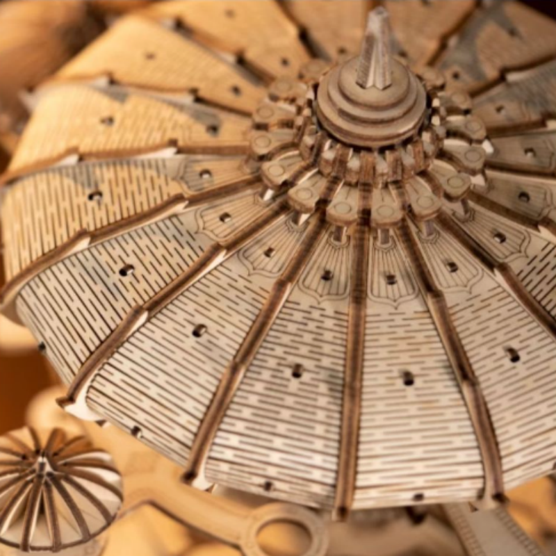 Sky City Music Box 3D Wooden Puzzle