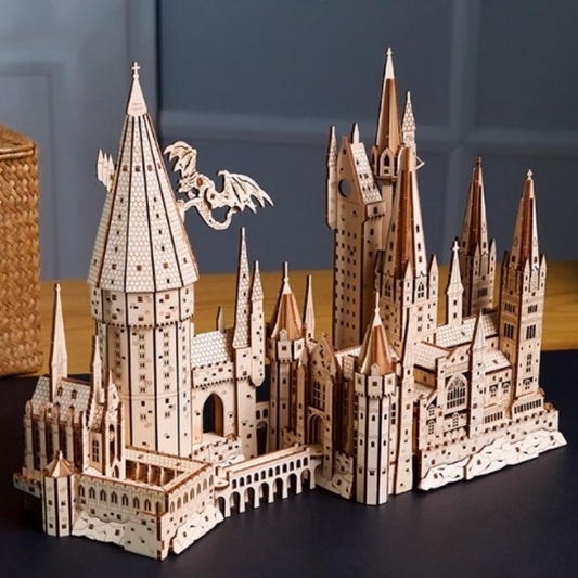 Hogwarts Magical School 3D Wooden Puzzle