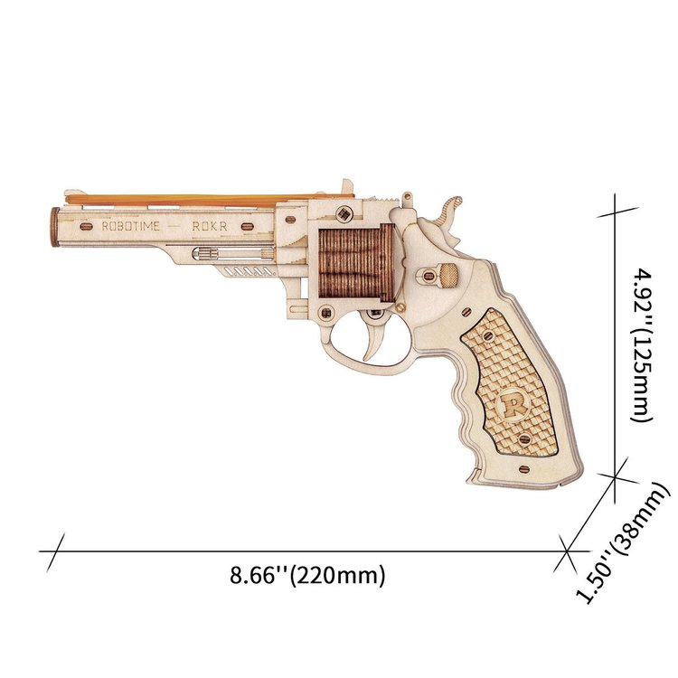Corsac M60 Gun Toy 3D Wooden Puzzle