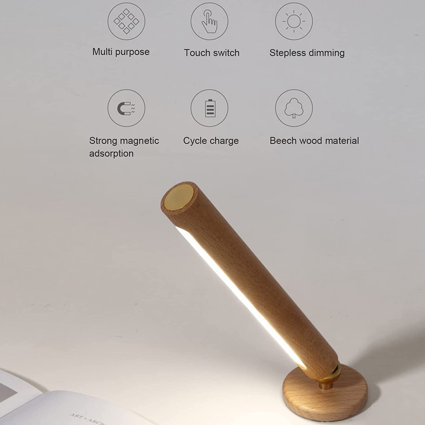 360 Degree Rotatable Magnetic Connection Wall Night Light