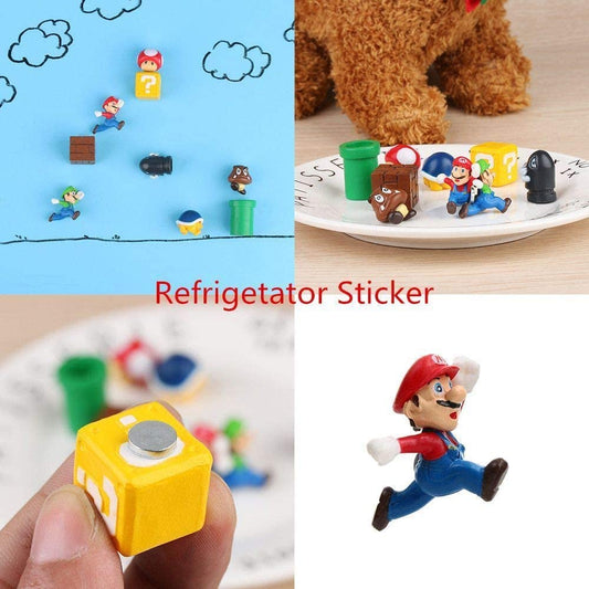 3D Super Mario Fridge Magnets
