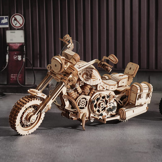 Cruiser Motorcycle LK504 3D Wooden Puzzle