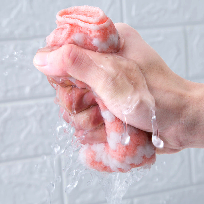 5PCS Microfiber Cleaning Rag,Super Absorbent Coral Velvet Dishtowels